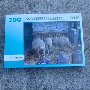 Puzzle You jigsaw 200 piece puzzle  Sheeeeeeeep -new in wrapper